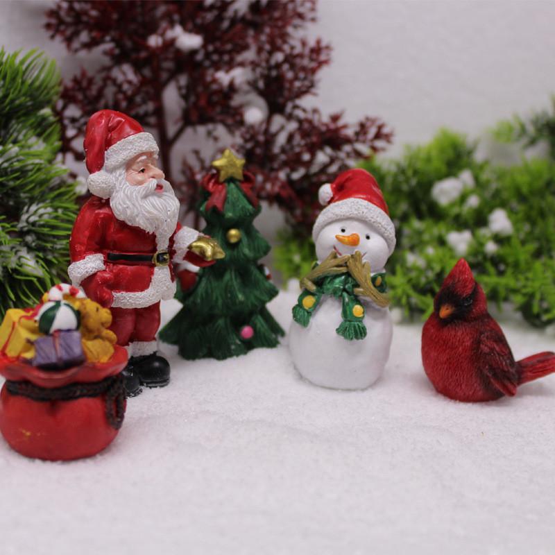 Claus Santa Christmas Tree Gift Bag With Snowman Resin Crafts For Festive Decor