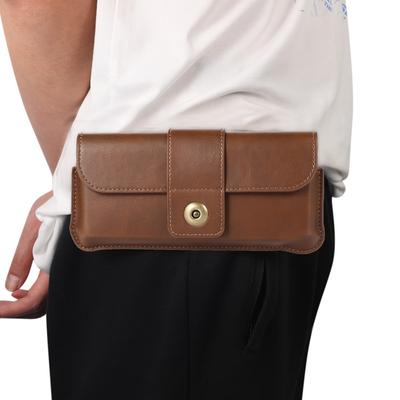 Univerzální kožené pouzdro na telefon pouzdro na telefon pouzdro na opasek pouzdro do pasu pro iPhone Xiaomi Huawei Oppo Vivo