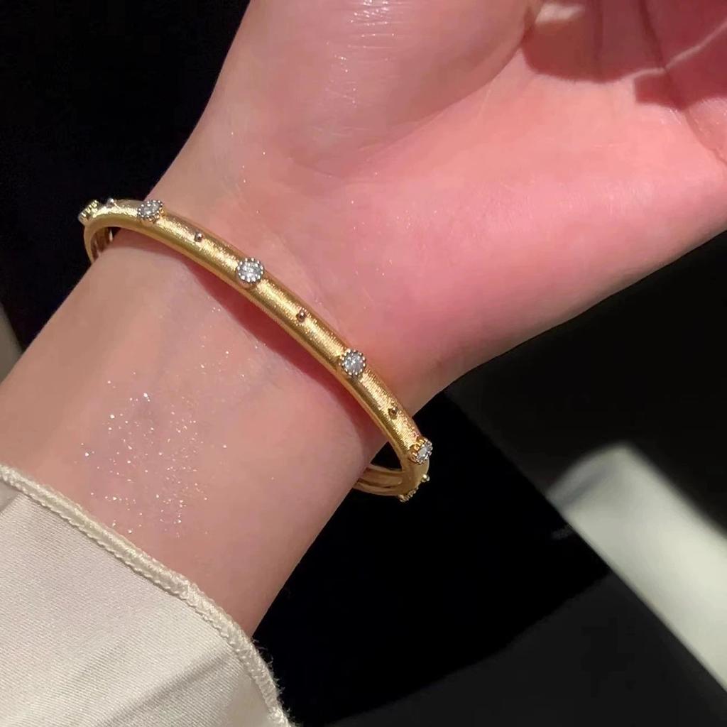 French Zircon Bracelet for Women Europe United States Light Temperament Elegent Bracelets Jewelry Accessories Gifts
