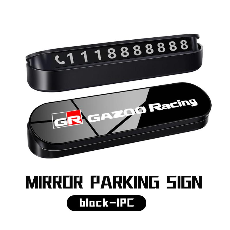 

Fashion Car Temporary Parking Phone Number Plate Park Tool Accessories For Toyota Yaris Corolla Rav4 GR Auris Cruiser Prius