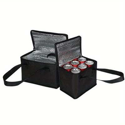 Hot Cooler Bag Portable Lunch Cooler Folding Bag Outdoor Picnic Ice Pack Hot Tin Foil Food Bag