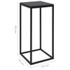  Side Tables, 2 Pcs, Black, Steel