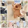 Soft Creative Plush Tissue Holder Stuffed Animals Washable Hanging Paper Case Bag Universal Car Tissue Hanger for Vehicle