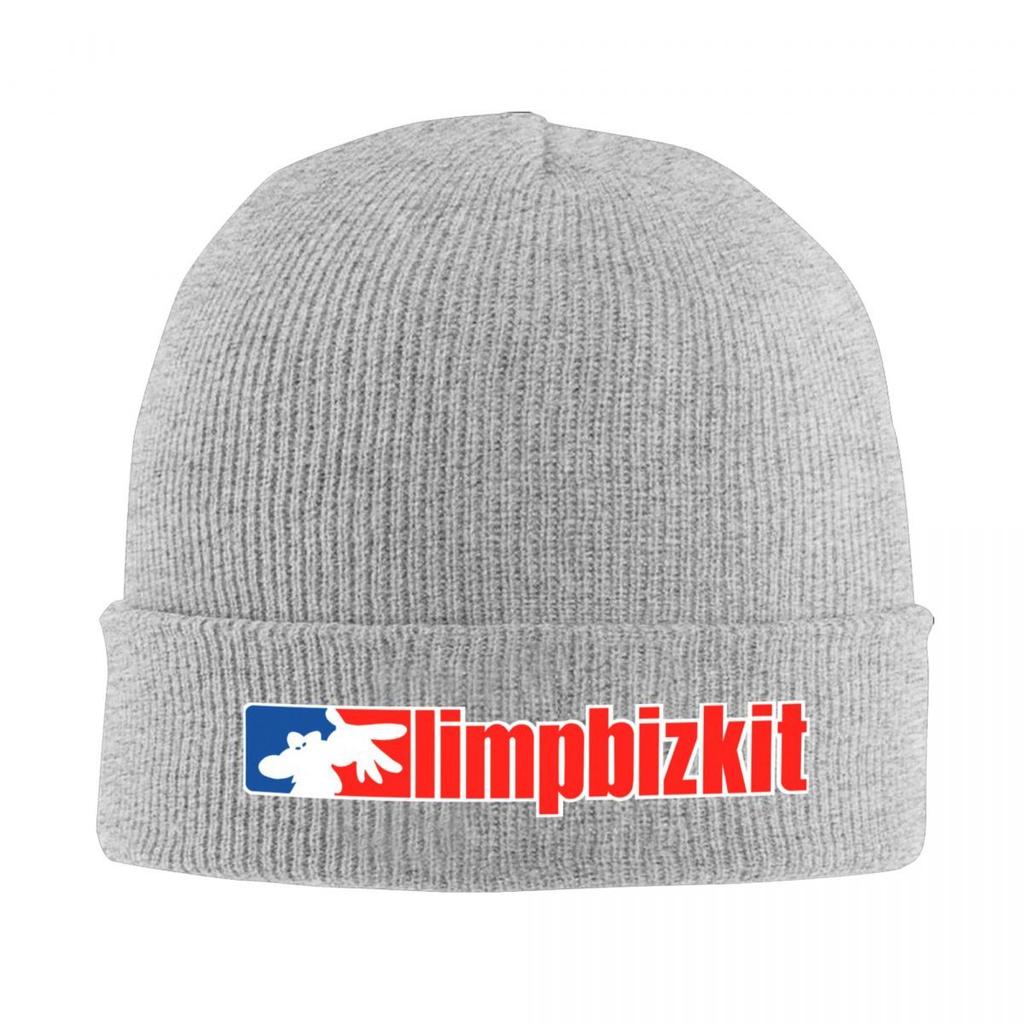 Limp Bizkit Logo Knitted Hat Beanie Autumn Winter Hat Warm Casual Band Cap for Men Women