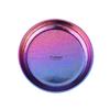 Titanium Camping Plate, Titanium Pan Dish Plate, Lightweight Round Dinnerware, Tableware, Cookware, Pasta Plate, Bowl, 27 Fl Oz (Blue-Purple, TA8220V)