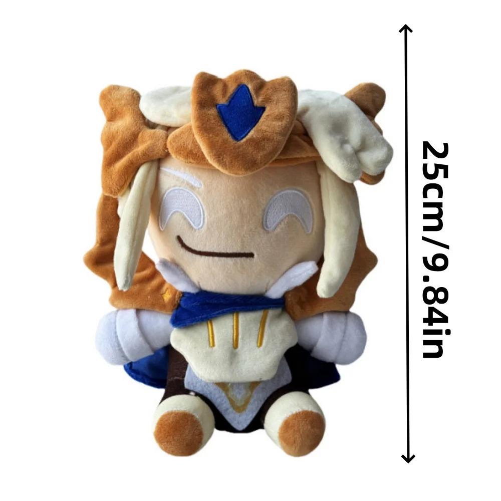 25cm New Shadow Milk Cookie Plush Toy Game Peripheral Doll Cute Cartoon Game Cookie Run Kingdom Kid Birthday Xmas Gifts Home Dec