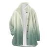 Women's Velvet Fashion Casual Long Sleeve Button Jacket