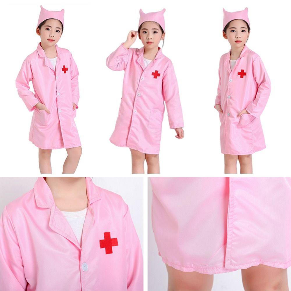 Professional Nurse Costume Set Doctor Nurse Cosplay Medical Scrubs  Costume Party