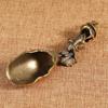 New Small Tea Shovel Mini Tea Spatula Lotus Spoon Scoop Pure Copper Tea Accessories for Tea House