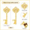50Pcs 50th Gold Key Bottle Opener 50th Birthday Party Favors, 50th Anniversary Souvenirs Return Gifts 50th Key Beer Bottle Opener With Thank You