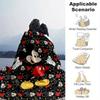1pc, Cozy Mickey Mouse Home Decor Blanket: Perfect Gift for Bedroom, Living Room, Travel, Camping, Car