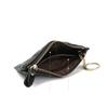 Ladies Sheepskin Rhombus Key Case, Soft Surface Change Storage Bag, Leather Multi-Function Ultra-Thin Card Case