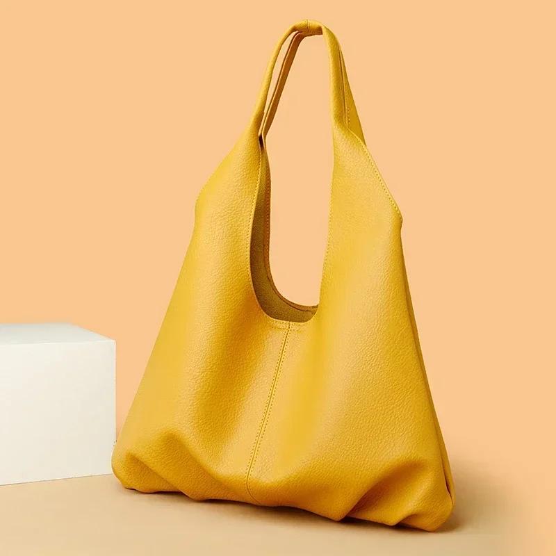 Women's PU winged bags joint large capacity versatile shoulder bags foldable solid bags fashion