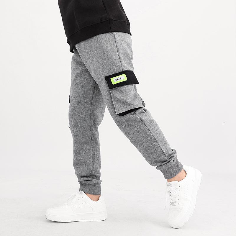 

Детские весенние брюки карго в корейском стиле с цветными блоками - длинные спортивные брюки для мальчиков 160 cm