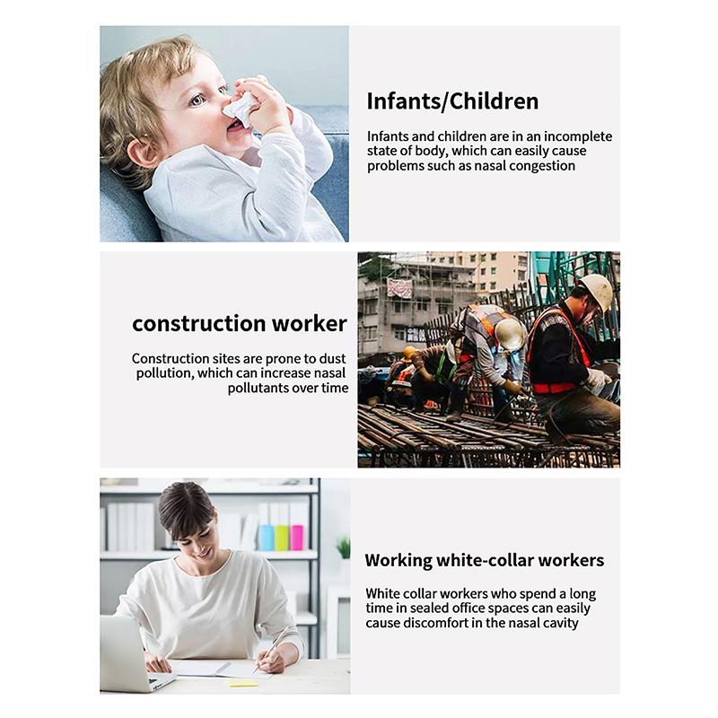 30Pcs/Box Nasal Wash Salt Rinse Mix Allergic Rhinitis Relief Nose Cavity Protector Irrigation For 2.7G 4.5G Adults Nose Cleaner