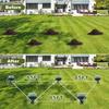 Solar Ultrasonic Rat Repellent Built-in Buzzer Outdoor Ultrasonic GardenLawn LED Electronic Breeding snake Repellent