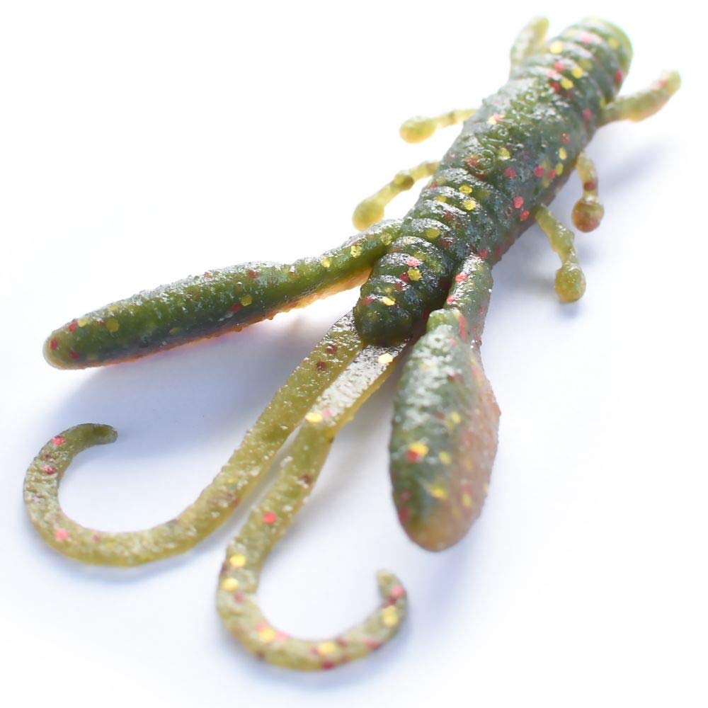 Berkley Maxcent Critter Hog 2.6 Inch Green Pumpkin PBMSCRH2.6-GP Black