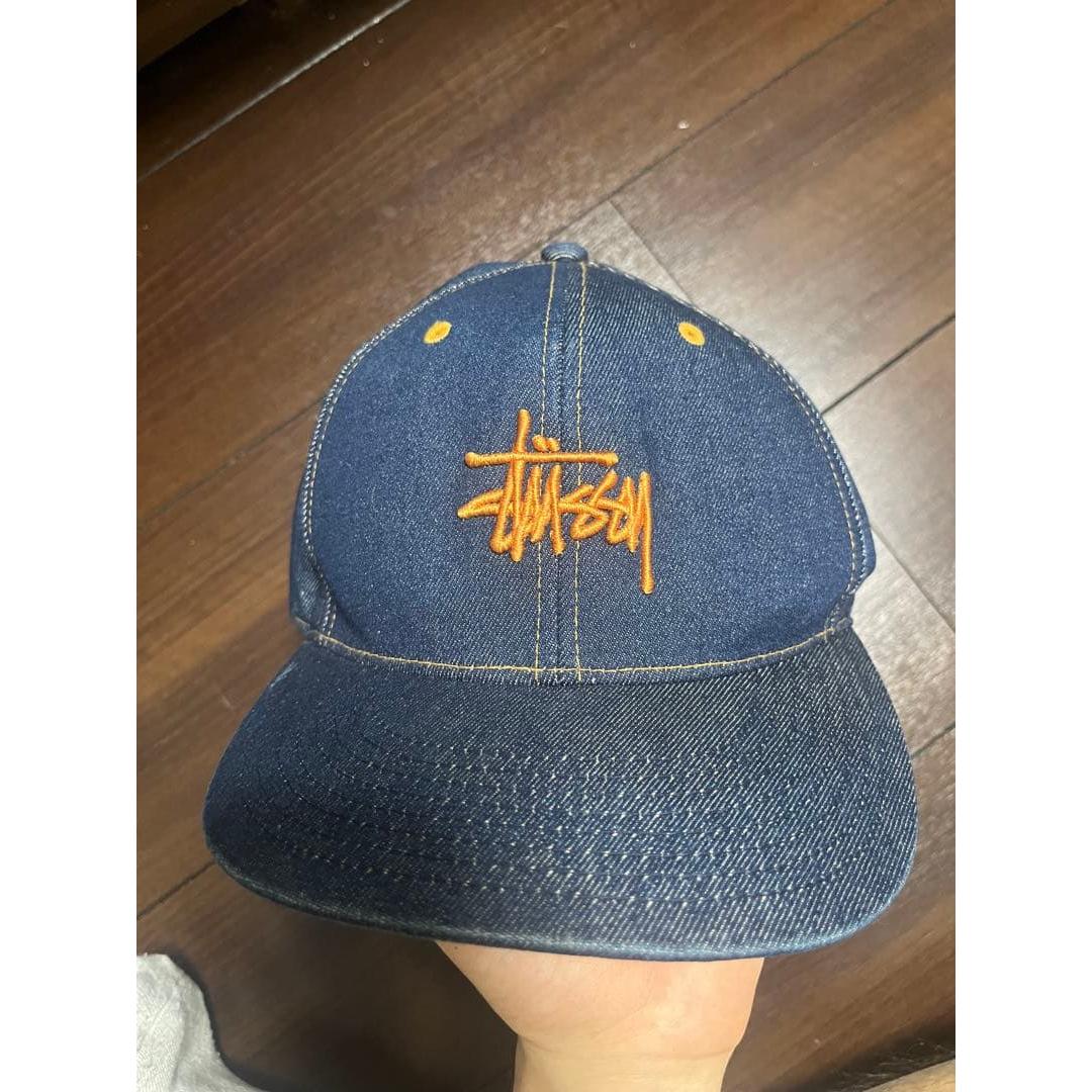 Used 90s Good Condition Stussy Denim Cap Hat