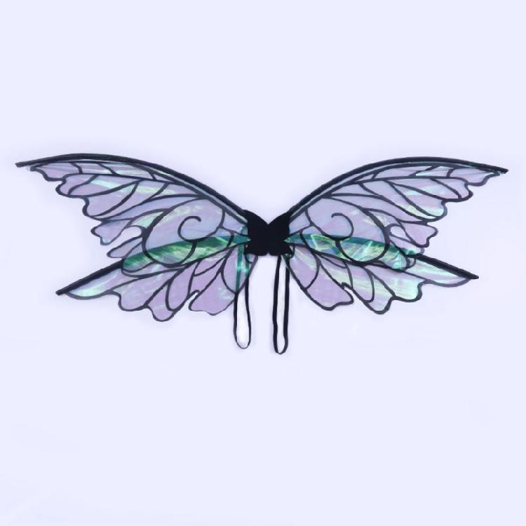 Butterfly Wing Costume for Girl Cosplay Party, Halloween, Christmas, Birthday, Halloween Cosplay Fairies Wing Costume