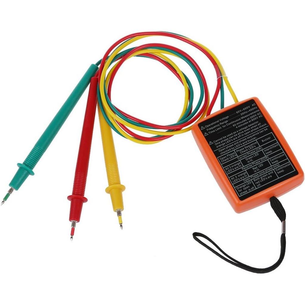 3-phase Sequence Rotation Direction Indicator Tester Checker