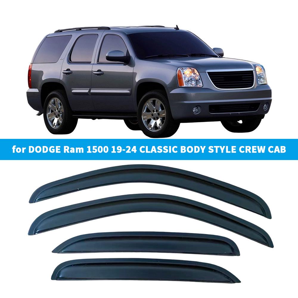 

Dodge Ram 1500 19- 24 Classic Crew Cab Rain Shields