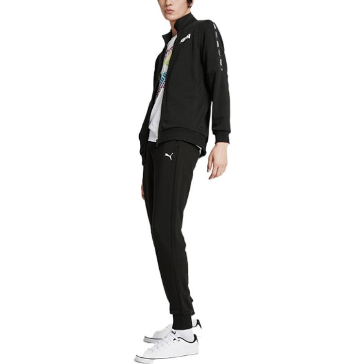 Puma ESS Jackets Men's Black Stand Collar Moderate Other 671981-01