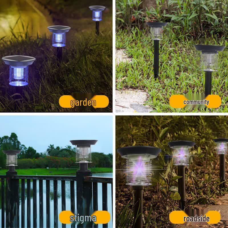 Beigong BG-SMK03 Solar Outdoor Mückenvernichter & LED-Licht