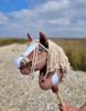 Hobby Horse Premium Small Stick Horse - Western III Bay with Light Mane A4