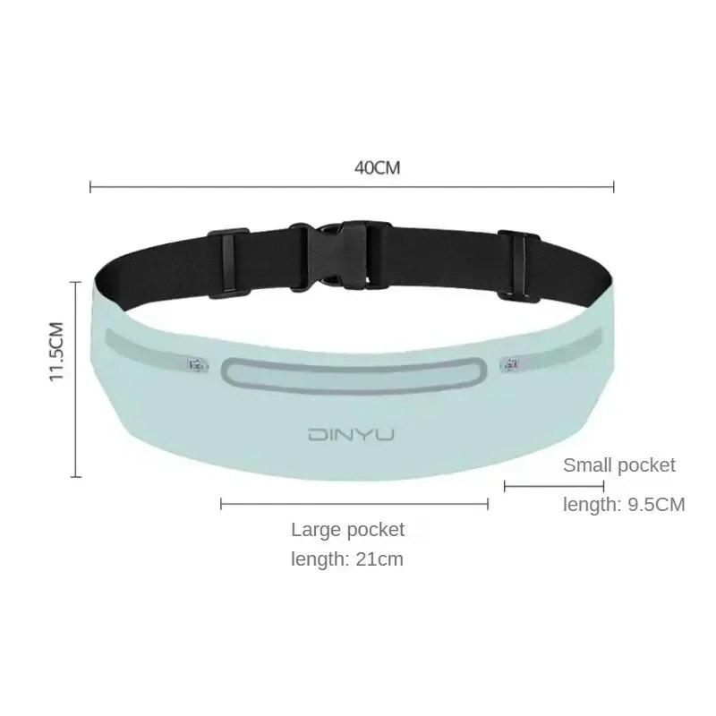 Sport Hüfttasche Gürteltasche Geldbörse Einstellbar Männer Frauen Lauftasche Gürtel Tragbarer Telefonhalter Gym Bum Bag