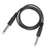 2PCS 3.3ft 6.35mm To 6.35mm Single-channel 1/4in Straight To Straight Guitar Cord  Audio Mixer