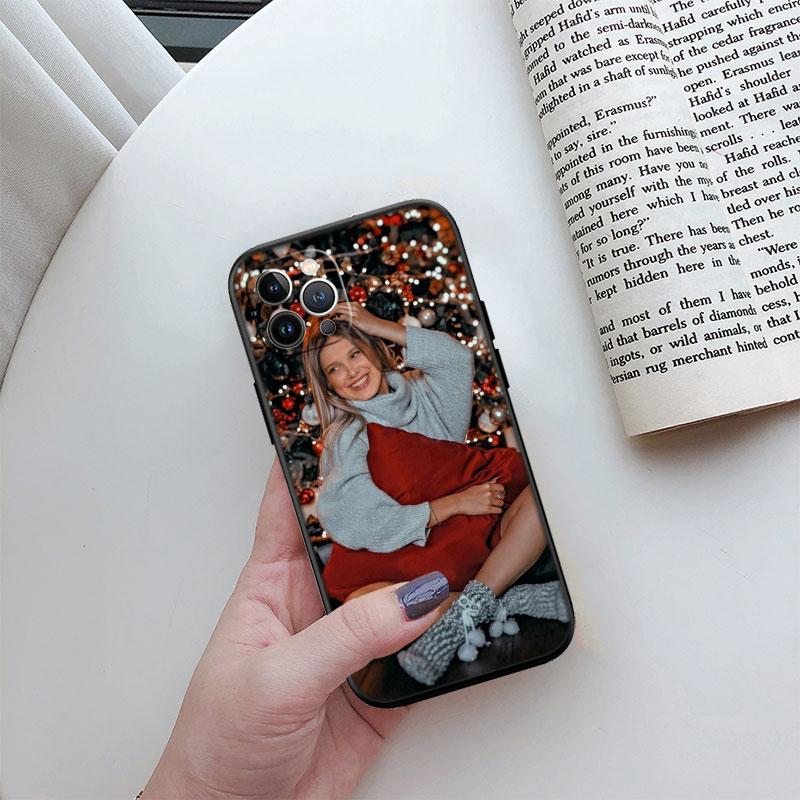 Millie Bobby Brown New High-End Cover Phone Case for iPhone 16 15 14 13 Pro Max Plus Mini