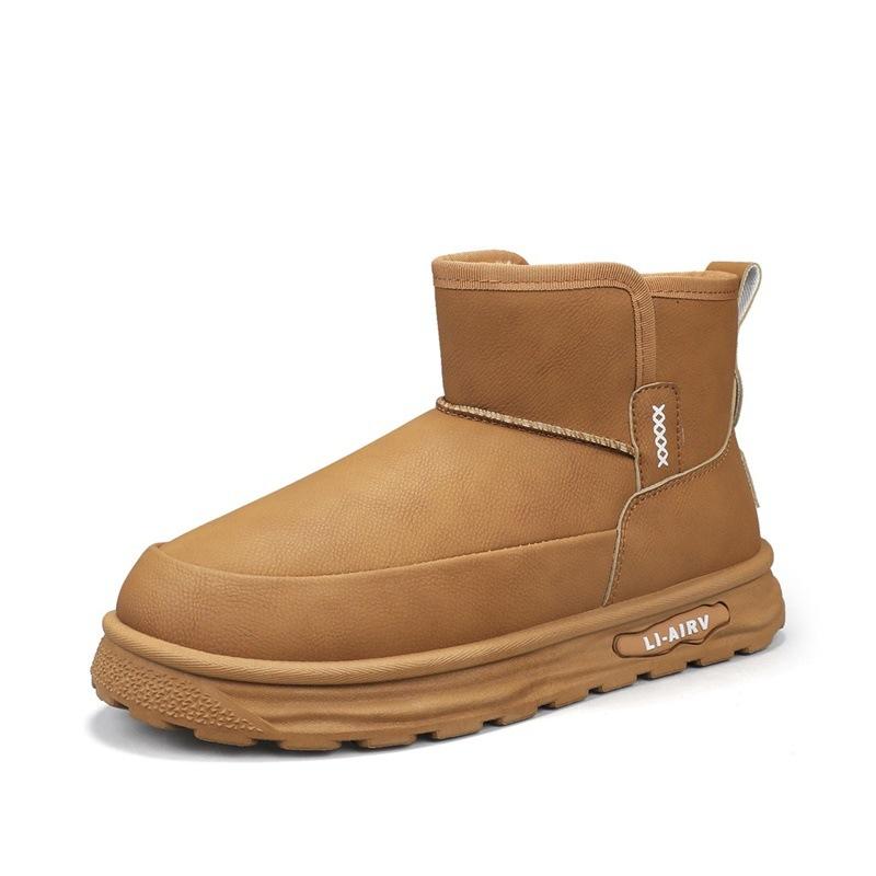 Snow boots new winter piled thickened cotton boots thick-soled waterproof and non-slip outdoor bread cotton shoes