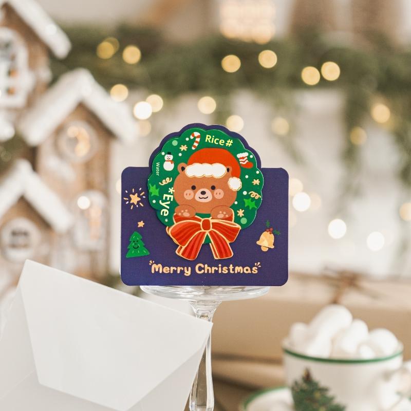 Merry Christmas Cards Set With Envelope New Year Wishes Christmas Gifts Decorative Greeting Xmas Postcards For Xmas 2026