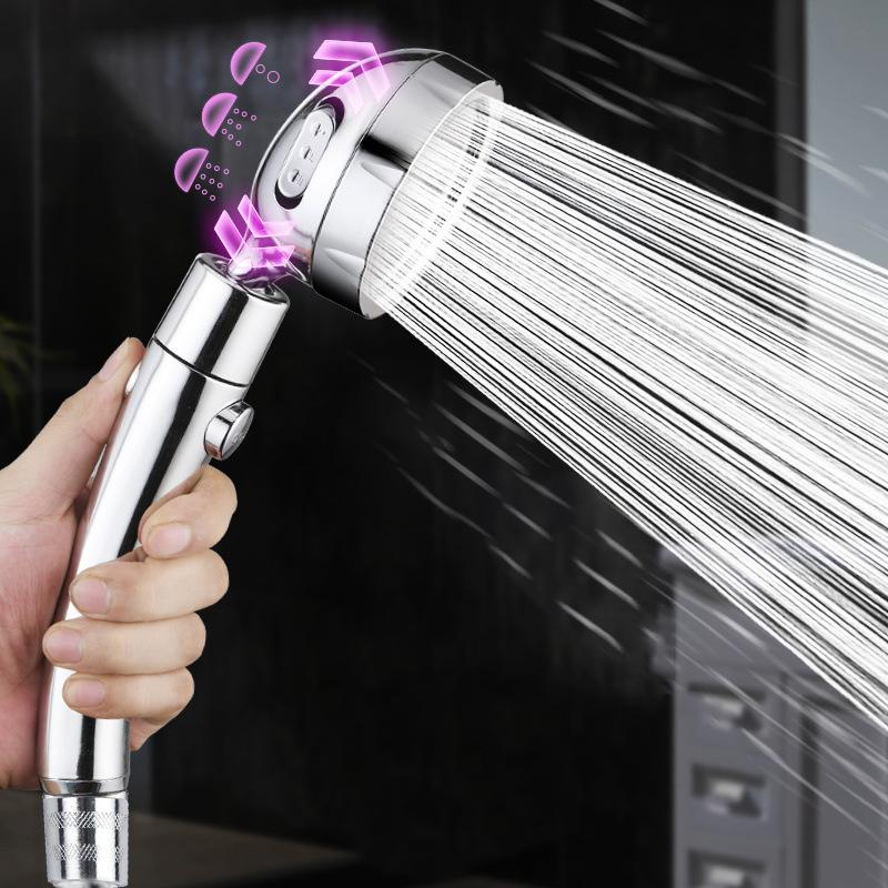 Multi-functional Detachable Shower Heads 3 Spray Modes Water Saving Shower Head