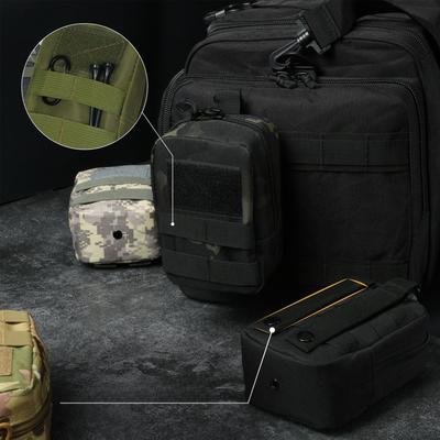 Outdoor  Camouflage EDC Commuter Small Fanny Pack Molle Storage Bag Military Fan Portable Accessories Zipper Bag Mobile Phone Bag