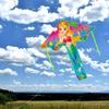 High Quality Polyester Triangular Kite With Long Tail Underwater Series Dolphin Mermaid Kite For Easy Flying