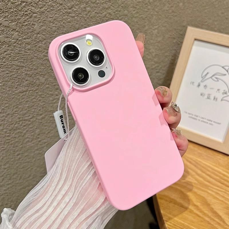 Sensing Cloud Silicone Liquido Adatto per Custodia per Telefono Cellulare Apple 16promax IPhone 15 Ultrasottile Non Ingiallito Tinta Unita Previene le Cadute