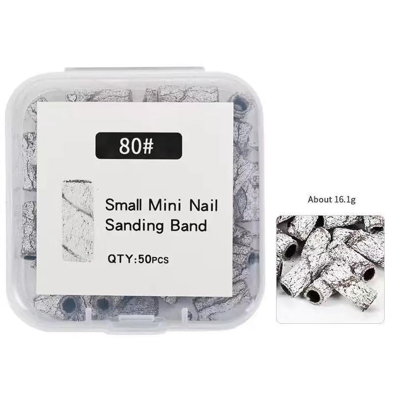 3mm Mini Nail Sanding Ring Bands Set for Electric Drill Perfect for Detail Work 3