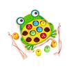 Wooden Fishing Game For Children Aged 3-5 Years Old, Magnetic Toys