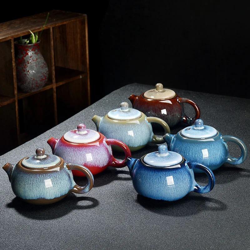 Exquisite Star Glaze Teapot 250ml Ceramic Kung Fu Tea Pot Tea Kettle Teaset Porcelain Teapot Traditional Chinese Teaware
