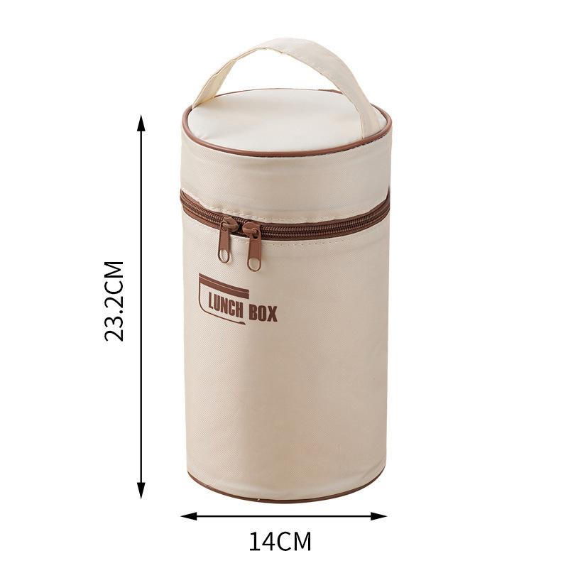 Portable Insulated Lunch Box Storage Bag Waterproof Bento Bags Large Capacity Dustproof Food Thermal Bag For Students