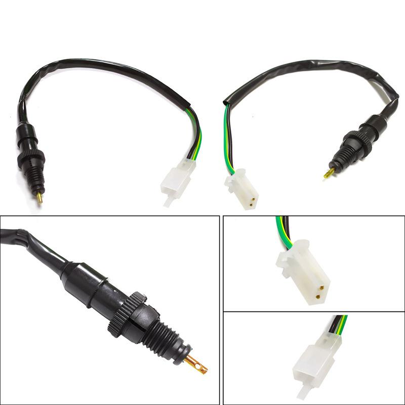 Rear Brake Switch Cable Wire Female Male Plug for Electric Scooter Moped Motorcycle Motorbike ATV