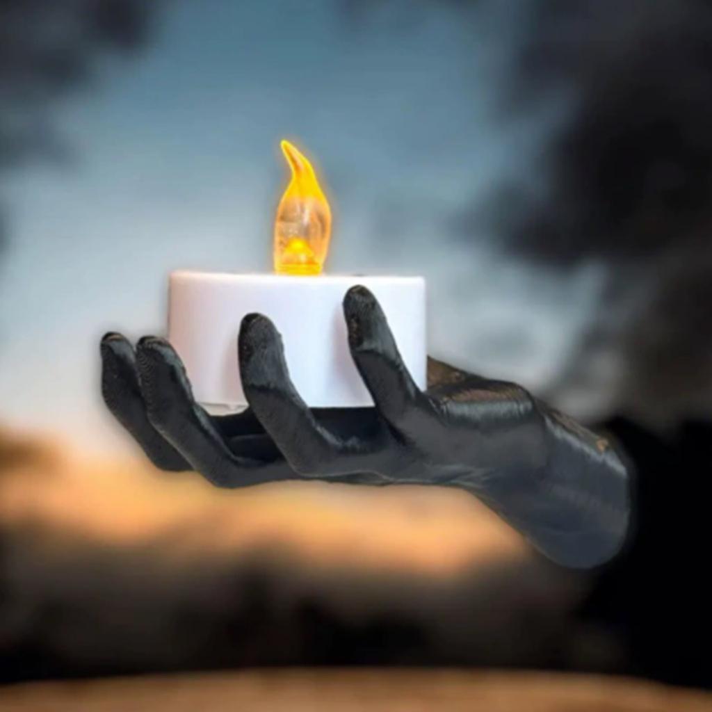 Halloween Witch Hand Statues Home Scary Wall Decor Keys Jewelry Hanger Sculpture Halloween Party Decoration Horror Props