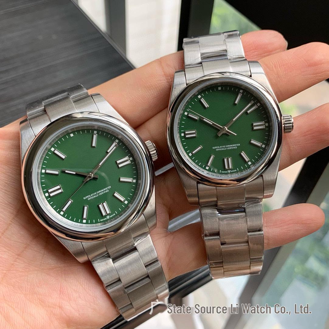 

Водонепроницаемые часы Oyster Perpetual из нержавеющей стали с автоподзаводом для мужчин и женщин с большим циферблатом