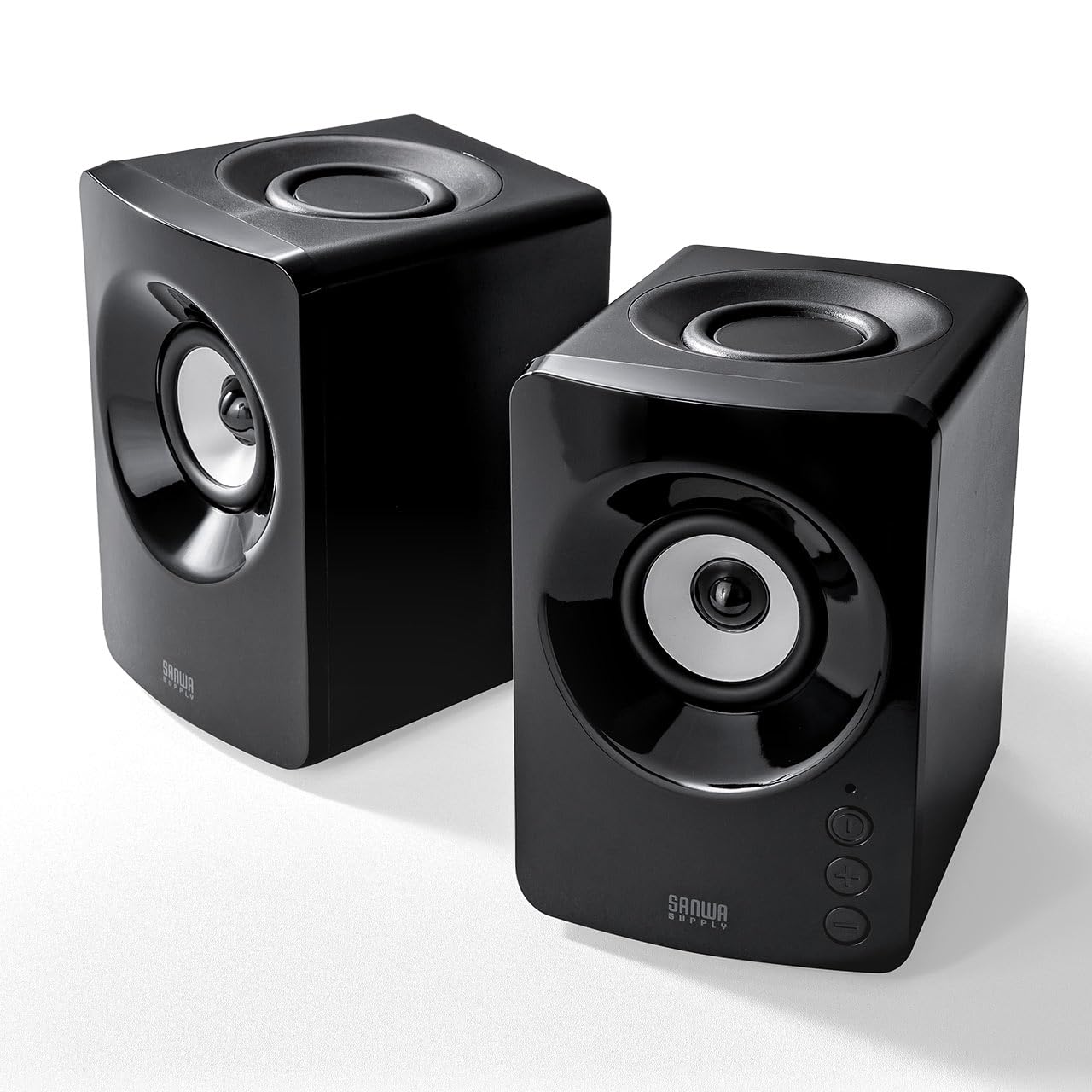 

Sanwa Direct PC USB 10W Passive USB Power Speakers, 3-Way, Bluetooth, 3.5mm Connection, Output, Mode, Supply, Wired, Compact, 400-SP116