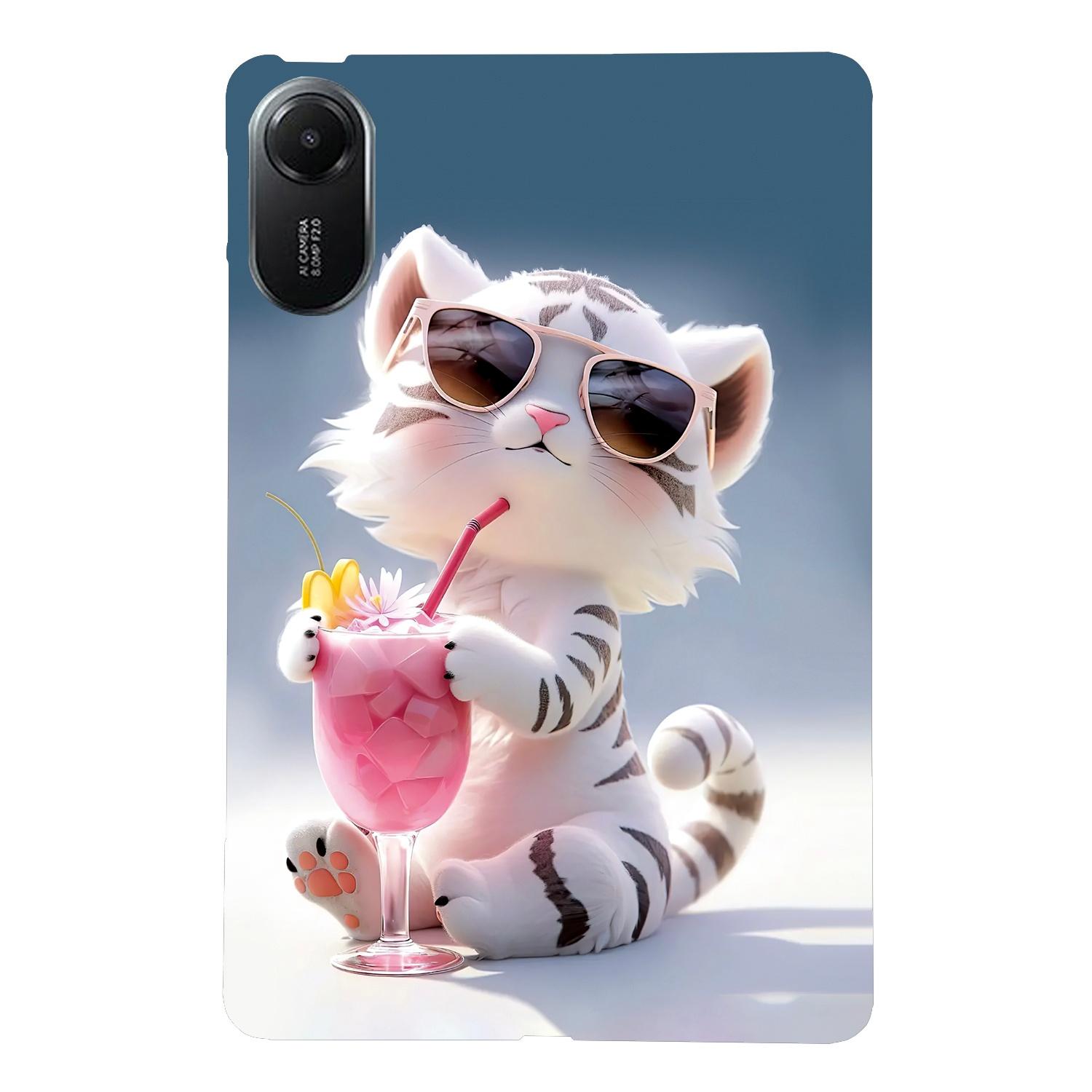 

Чехол для Xiaomi Redmi Pad 2 с печатным рисунком, тонкий мягкий ТПУ чехол для планшета Cartoon Tiger