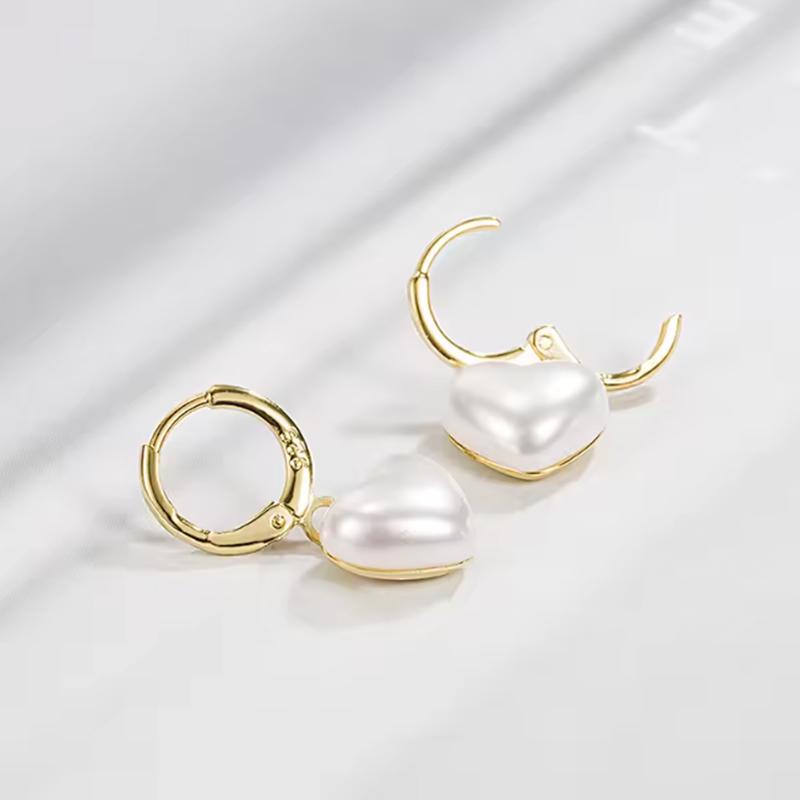 Simple Trend Korean Classic Heart Dangle Earrings Temperament Earrings Pendant For Women Popular Fine Jewelry