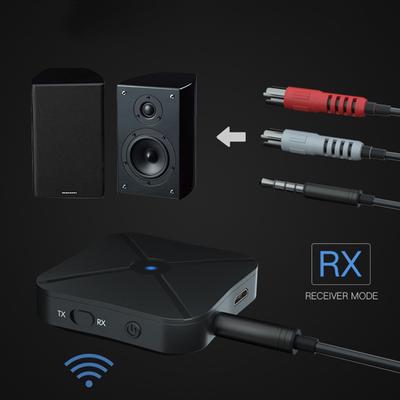 Bluetooth 5.0 Empfänger Sender Audio Musik Stereo Drahtloser Adapter RCA 3.5MM AUX Buchse Für Lautsprecher TV Auto PC Großhandel Heiß