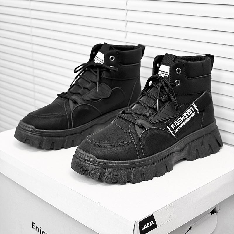 Autumn new high-top shoes men's thick-soled non-slip Martin boots outdoor wear-resistant boots