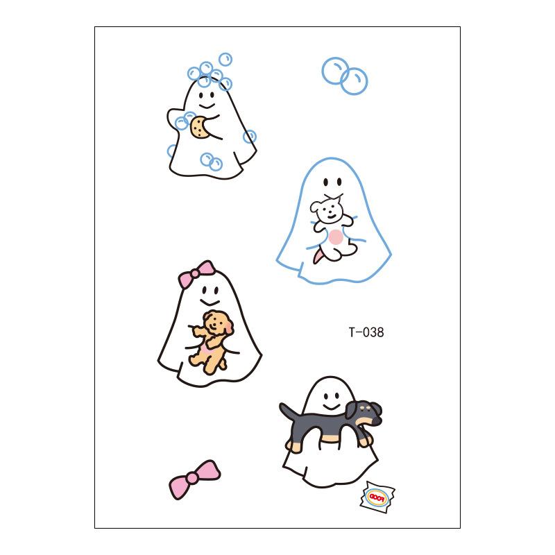 Schönheitsaufkleber Cartoon Tattoo Aufkleber Niedlicher Temporärer Tattoo Aufkleber Klein Frisch Wasserdichter Tattoo Aufkleber